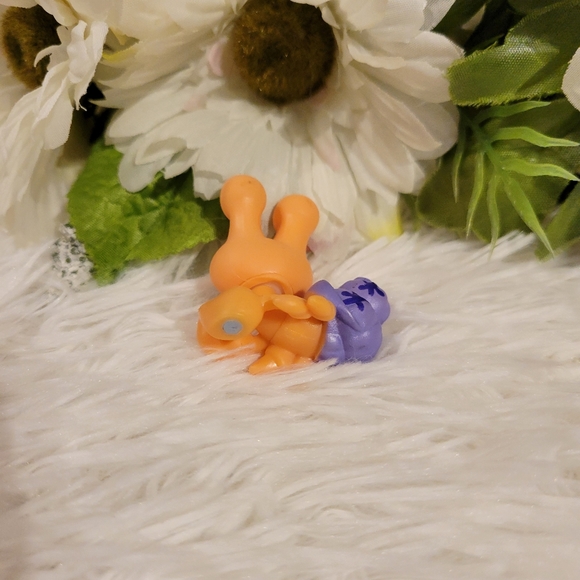 Littlest Pet Shop Authentic LPS #352 Orange Hermit Crab Purple Green Eyes - Picture 9 of 12